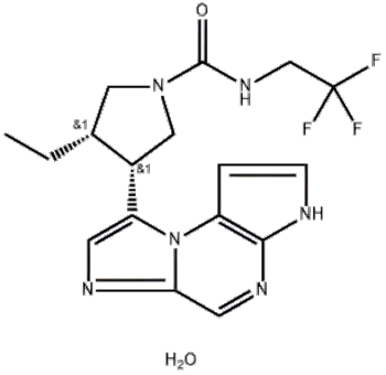 1-Pyrrolidinecarboxamide, 3-ethyl-4-(3H-imidazo[1,2-a]pyrrolo[2,3-e]pyrazin-8-yl)-N-(2,2,2-trifluoro