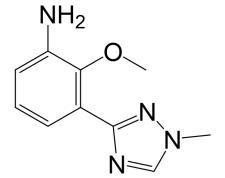 2-methoxy-3-(1-methyl-1H-1, 2,4-triazol-3-yl)aniline