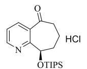(R)-9-((triisopropylsilyl)oxy)-6, 7,8,9-tetrahydro-5H-cyclohepta [b]pyridin-5-one hydrochloride