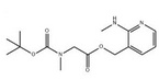 2-(methylamino)pyridin-3-yl)m ethyl2-((tert-butoxycarbonyl)(m ethyl)amino)acetate