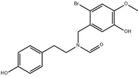 N-(p-Hydroxyphenethyl)-N-(2-bromo-5-hydroxy-4-methoxybenzyl)formamide
