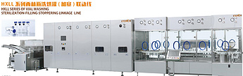 VIAL WASHING STERILIZATION-FILLING-STOPPERING LINKAGE LINE