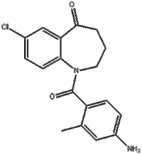 1-(4-amino-2-methylbenzoyl)-7-chloro-3,4-dihydro-2H-1-benzazepin-5-one