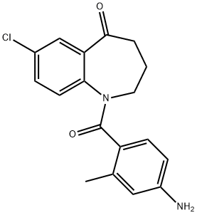 1-(4-amino-2-methylbenzoyl)-7-chloro-3,4-dihydro-2H-1-benzazepin-5-one