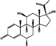 11β,17α-dihydroxy-6α-methl-1,4-pregnadiene-3,20-dione