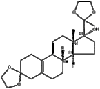 3,20-bis-ethylenedioxy-19-norpregna-5(10)9(11)dien-17-ol