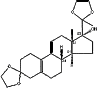 3,20-bis-ethylenedioxy-19-norpregna-5(10)9(11)dien-17-ol