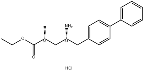 (2R,4S)-4-Amino-5-(biphenyl-4-yl)-2-methylpentanoic acid ethyl ester hydrochloride