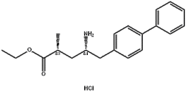(2R,4S)-4-Amino-5-(biphenyl-4-yl)-2-methylpentanoic acid ethyl ester hydrochloride
