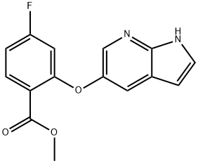 methyl 2-(1H-pyrrolo[2,3-b]pyridin-5-yloxy)-4-fluorobenzoate