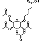 5-[(3,4,6-Tri-O-Acetyl-2-Acetylamido-2-Deoxy-B-D-Galactopyranosyl)Oxy Pentanoic Acid