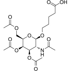 5-[(3,4,6-Tri-O-Acetyl-2-Acetylamido-2-Deoxy-B-D-Galactopyranosyl)Oxy Pentanoic Acid