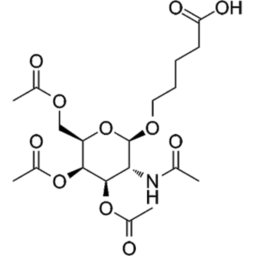 5-[(3,4,6-Tri-O-Acetyl-2-Acetylamido-2-Deoxy-B-D-Galactopyranosyl)Oxy Pentanoic Acid