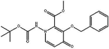 Methyl 3-(Benzyloxy)-1- ((Tert-Butoxycarbonyl)Amino)-4-oxo-1,4-Dihydropyridine-2- Carboxylate