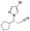 (R)-3-(4-Bromo-1h-Pyrazol-1-YI)-3-Cyclopentylpropanenitrile