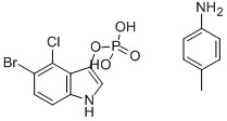 5-Bromo-4-chloro-3-indolylphosphate ptoluidine salt