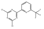 2,4-dichloro-6-(6-(trifluoromethyl)pyridin-2-yl)-1,3,5-triazine