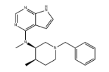 N-[(3R,4R)-1-benzyl-4-methylpiperidin-3-yl]-N-methyl-7H-pyrrolo[2,3-d]pyrimidin-4-amine
