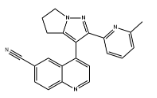 4-(2-(6-methylpyridin-2-yl)-5,6-dihydro-4H-pyrrolo[1,2-b]pyrazol-3-yl)quinoline-6-carbonitrile