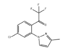 1-(4-chloro-2-(3-methyl-1H-pyrazol-1-yl)phenyl)-2,2,2-trifluoroethanone