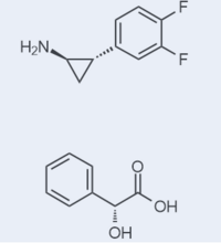 (1R,2S)-2-(3,4-Difluorophenyl)cyclopropanamine (R)-2-hydroxy-2-phenylacetate