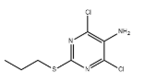 4,6-Dichloro-2-propylthiopyrimidine-5-amine