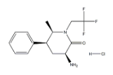 (3S,5S,6R)-3-amino-6-methyl-5-phenyl-1-(2,2,2-trifluoroethyl)piperidin-2-one hydrochloride