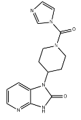 1-(1-(1H-imidazole-1-carbonyl)piperidin-4-yl)-1H-imidazo[4,5-b]pyridin-2(3H)-one