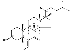 (E)-3α-hydroxy-6-ethylidene-7-keto-5β-cholan-24-oic acid