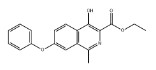 4-Hydroxy-1-methyl-7-phenoxy-3-isoquinolinecarboxylic acid ethyl ester