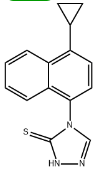 4-(4-Cyclopropylnaphthalen-1-yl)-1H-1,2,4-triazole-5(4H)-thione