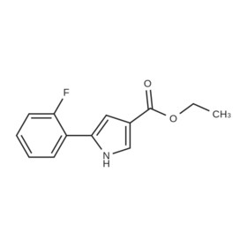 5-(2-Fluorophenyl)-1H-pyrrole-3-carboxylic acid ethyl ester