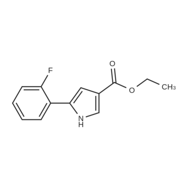 5-(2-Fluorophenyl)-1H-pyrrole-3-carboxylic acid ethyl ester