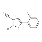 2-chloro-5-(2-fluorophenyl)-1H-pyrrole-3-carbonitrile