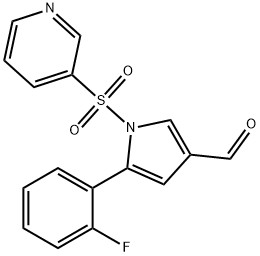 5-(2-fluorophenyl)-1-(pyridin-3-ylsulfonyl)-1H-pyrrole-3-carbaldehyde