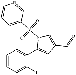 5-(2-fluorophenyl)-1-(pyridin-3-ylsulfonyl)-1H-pyrrole-3-carbaldehyde