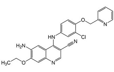 4-[4-[(2-Pyridyl)methoxy]-3-chloroanilino]-6-amino-3-cyano-7-ethoxyquinoline