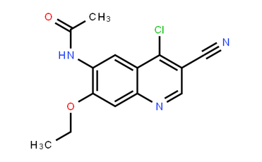 N-(4-chloro-3-cyano-7-ethoxy-6-quinolinyl)acetamide