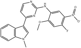 N-(4-fluoro-2-methoxy-5-nitrophenyl)-4-(1-methyl-1h-indol-3-yl)-2-pyrimidinamine