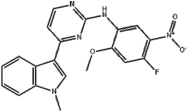 N-(4-fluoro-2-methoxy-5-nitrophenyl)-4-(1-methyl-1h-indol-3-yl)-2-pyrimidinamine