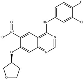 N-(3-chloro-4-fluorophenyl)-6-nitro-7-(((3s)-tetrahydro-3-furanyl)oxy)-4-quinazolinamine