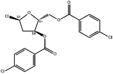 1-Chloro-3,5-di(4-chlorbenzoyl)-2-deoxy-D-ribose