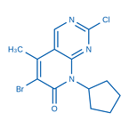 6-broMo-2-chloro-8-cyclopentyl-5-Methylpyrido[2,3-d]pyriMidin-7(8H)-one