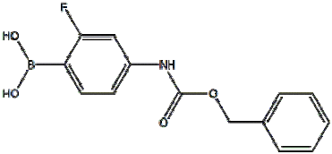 4-(benzyloxycarbonyl)-2-fluorophenylboronicacid