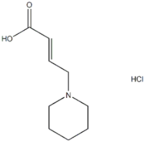 2-Butenoic acid, 4-(1-piperidinyl)-, hydrochloride (1:1), (2E)-