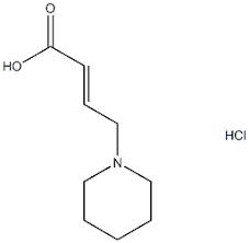 2-Butenoic acid, 4-(1-piperidinyl)-, hydrochloride (1:1), (2E)-