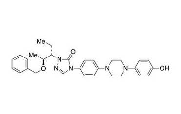 2-[(1S,2S)-1-ethyl-2-bezyloxypropyl]-2,4-dihydro-4-[4-[4-(4-hydroxyphenyl)-1-piperazinyl]phenyl]-3H-