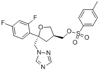 (5R-cis)-Toluene-4-sulfonic acid 5-(2,4-difluorophenyl)-5-(1H-1,2,4-triazol-1-yl)methyltetrahydrofur