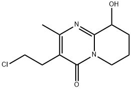 3-(2-Chloroethyl)-6,7,8,9-tetrahydro-9-hydroxy-2-methyl-4H-pyrido[1,2-a]pyrimidin-4-one