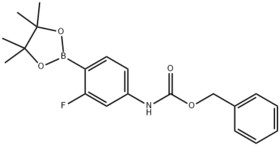 4-(Benzyloxycarbonylamino)-2-fluorophenylboronic acid, pinacol ester